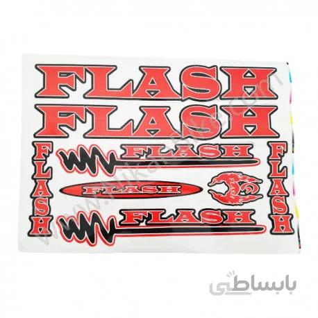 استیکر دوچرخه مدل FLASH