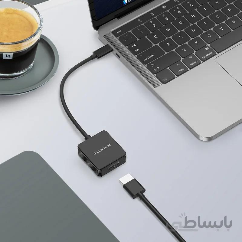 مبدل LENTION USB-C TO HDMI مدل CU207