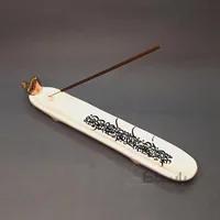 عودسوز کالیگرافی نوشته دار با پرنده طلا طرح منم مستی و اصل من‌ می عشق