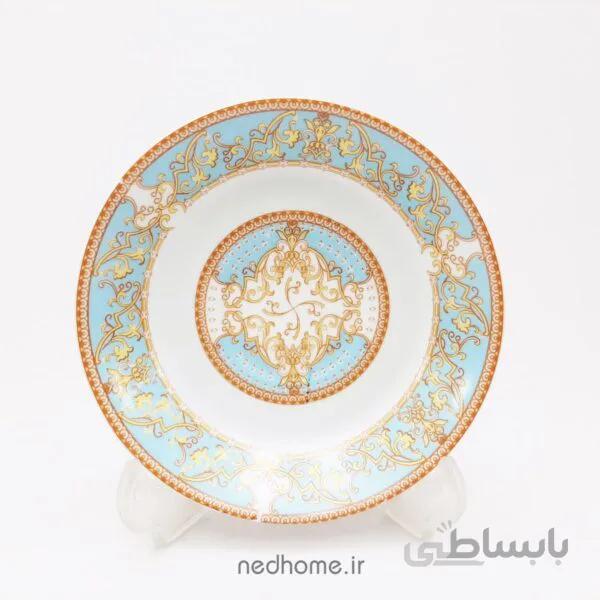 نعلبکی چینی لورین مهسان فیروزه