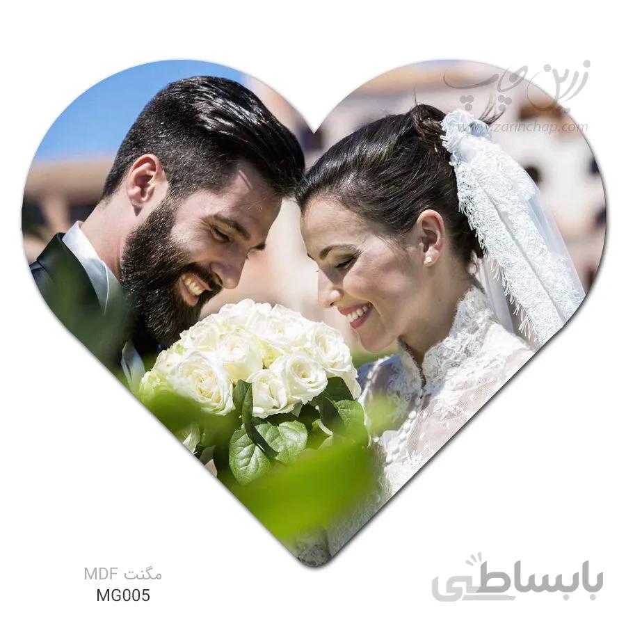 مگنت MDF قلبی مدل MG005