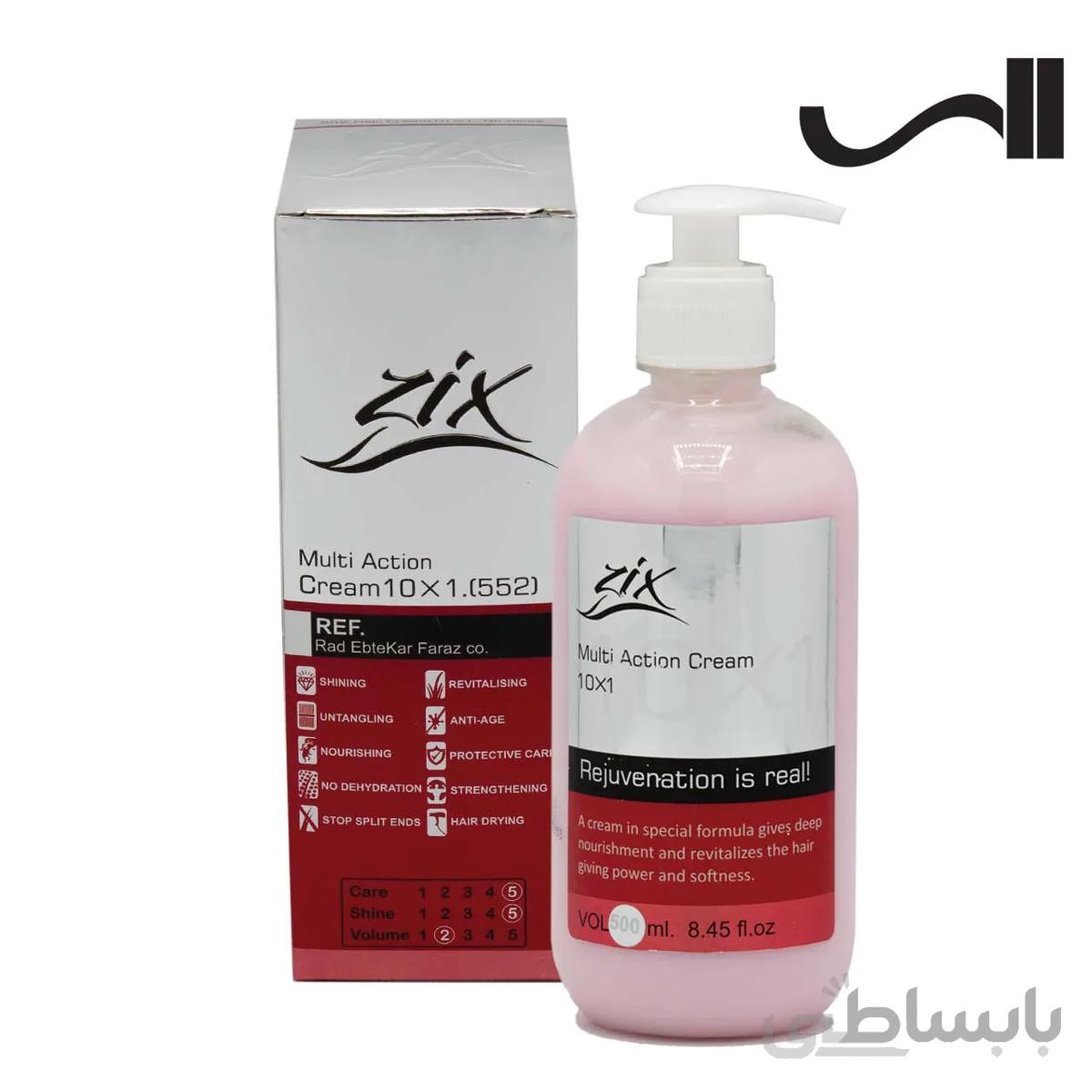 کرم مو زیکس ZIX مدل Multi Action