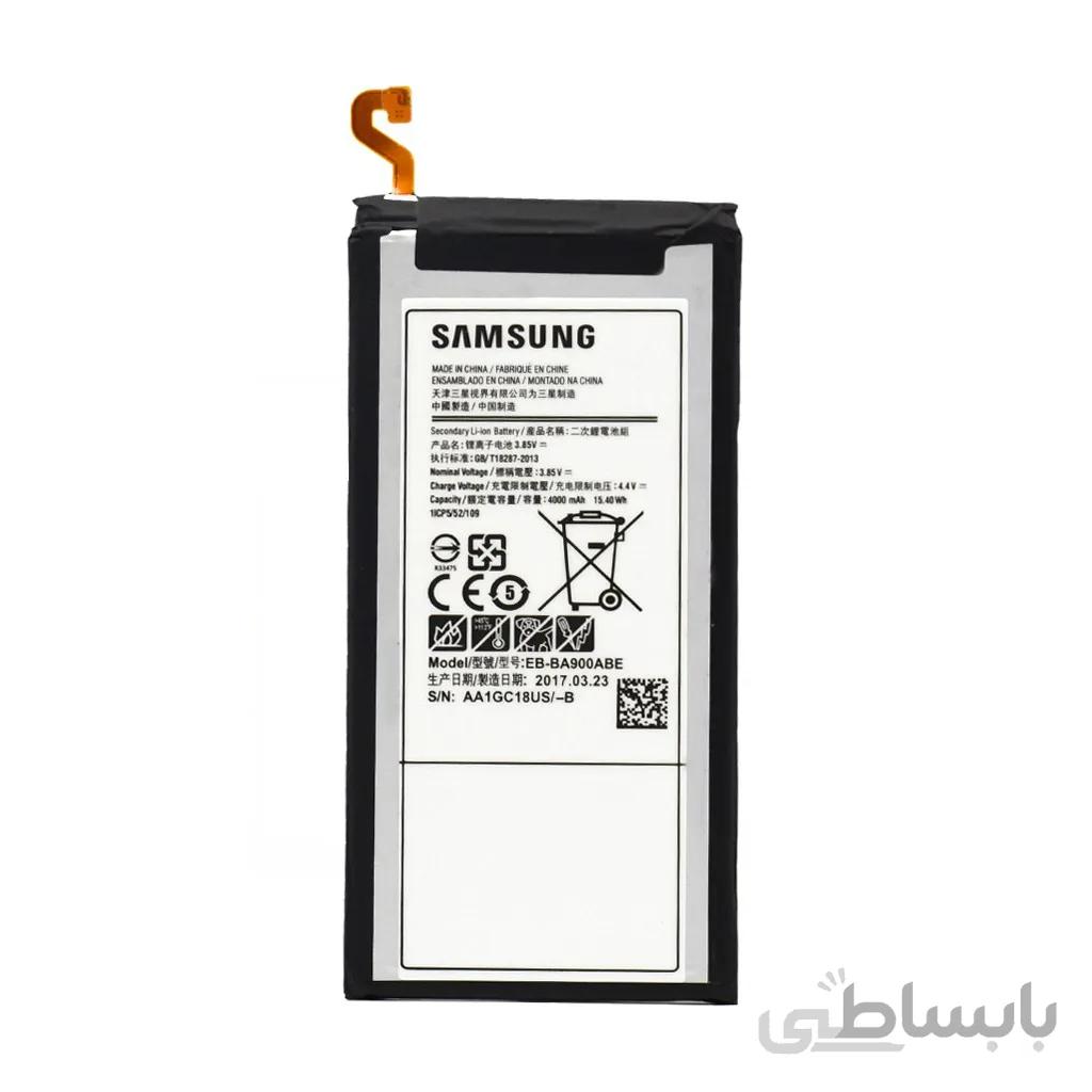 باتری اورجینال سامسونگ گلکسی A9 2016 مدل EB-BA900ABE ظرفیت 4000 میلی آمپر ساعت ا Samsung Galaxy A9 2016 - EB-BA900ABE 4000mAh Original Battery