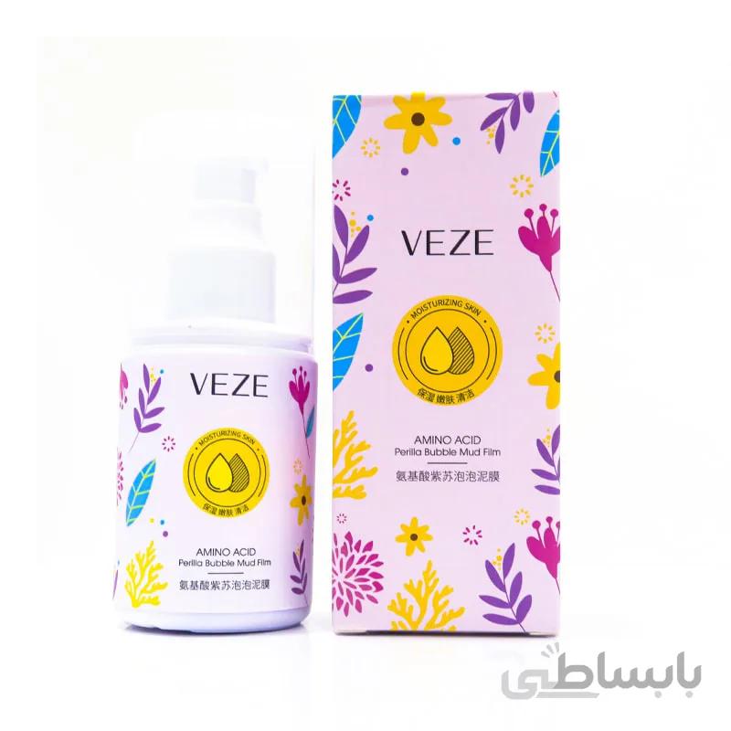 ماسک پاکسازی و مرطوب کننده گلدار حباب Veze