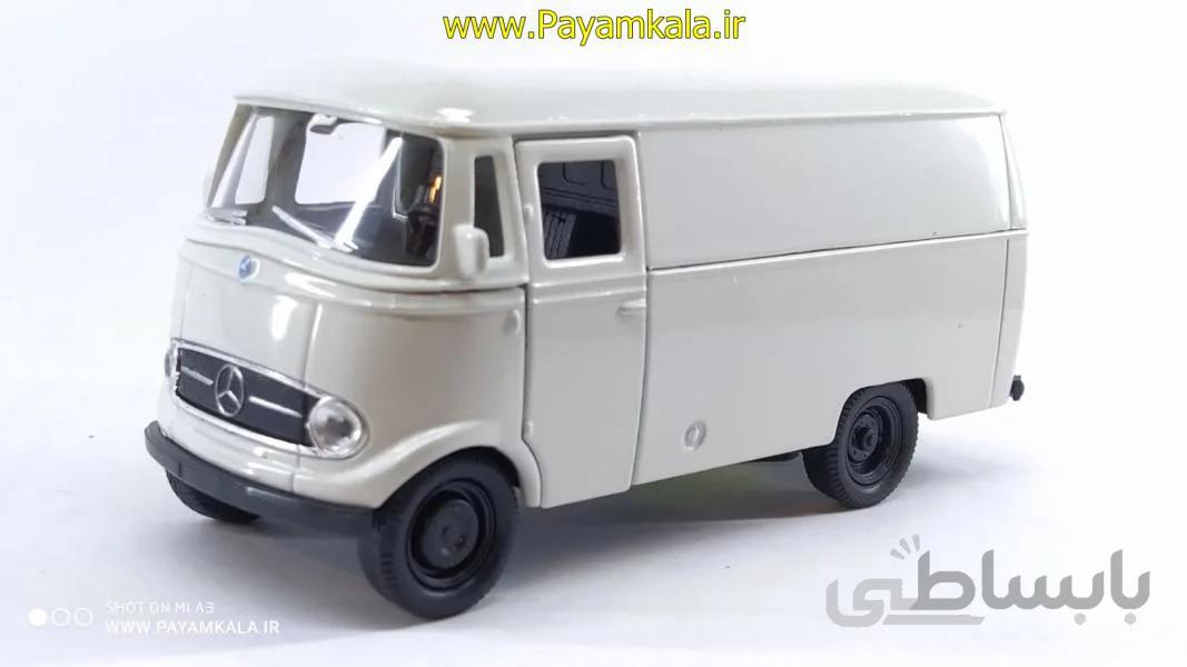 ماشین اسباب بازی بنز (MERCEDES BENZ L319 BY WELLY) سفید