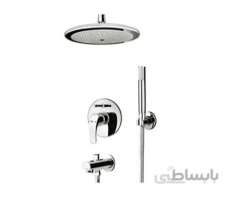 دوش توکار مدل فلور کروم تیپ 4 کلار (Kelar)