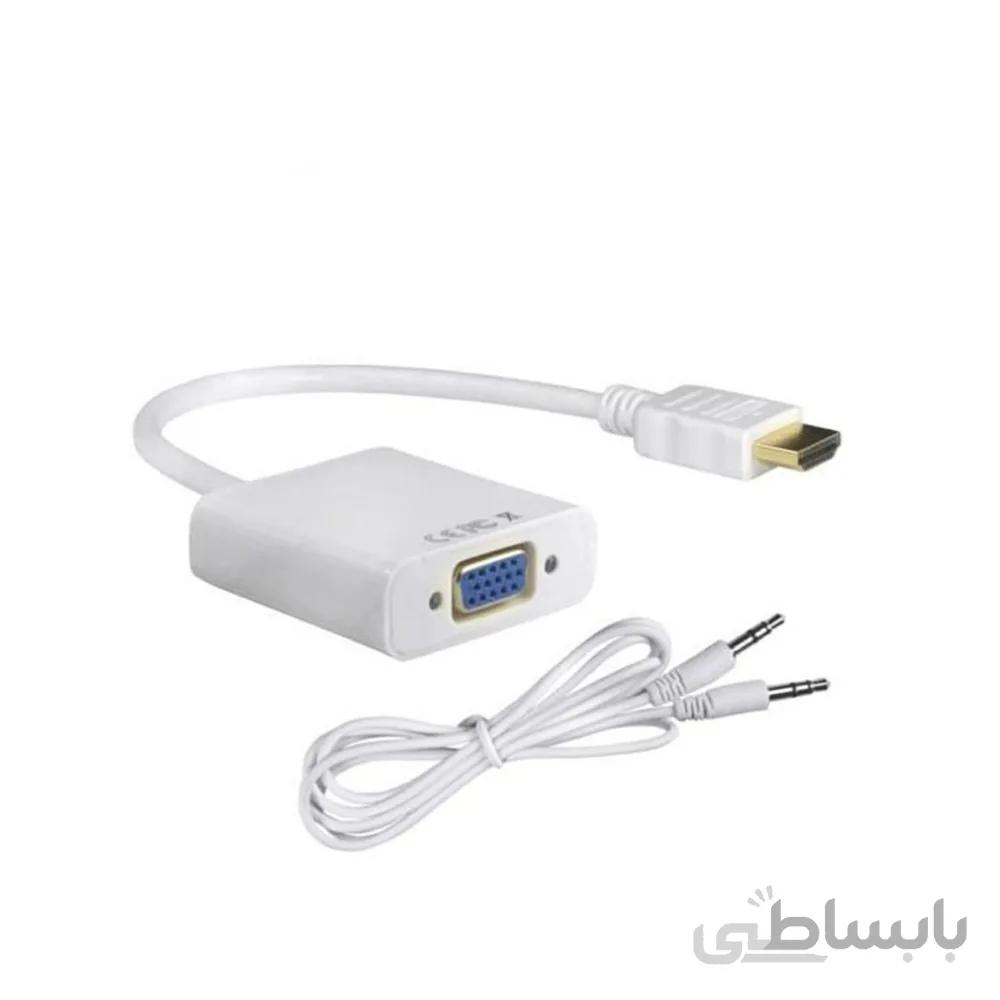 تبدیل HDMI به VGA به همراه کابل صدا
