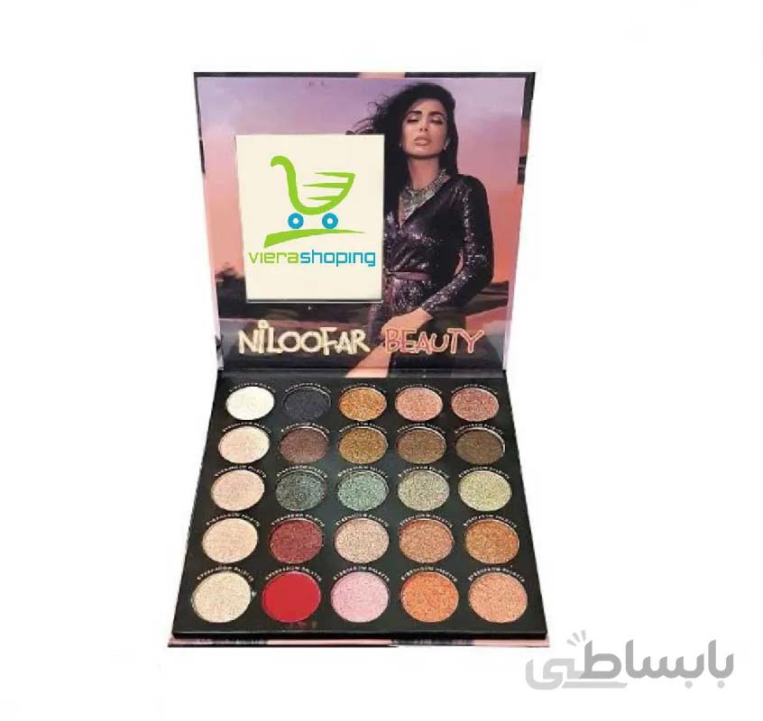 پالت سایه 25رنگ نیلوفربیوتی