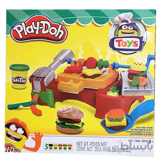 خمیر بازی پلی دوح (Play Doh) مدل باربیکیو همبرگر ساز