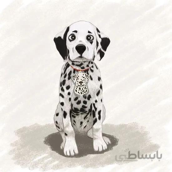 اویز قلاده استیل طرح سگ نژاد 18 کد CD 18 ا Steel Tag Dog Breed 18 Model CD-18
