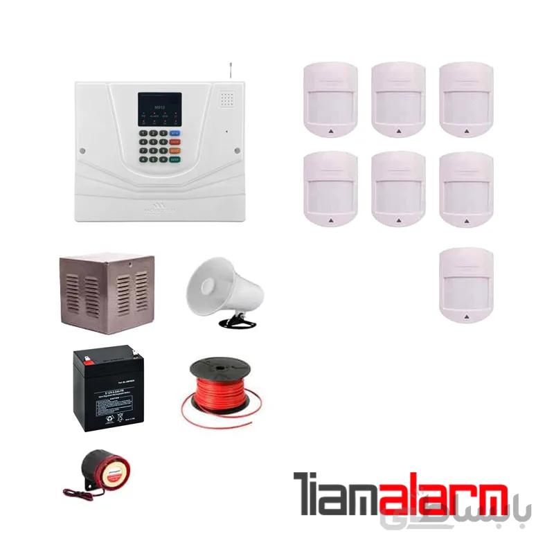 پکیج دزدگیر اماکن با سیم مدل مستر سیم کارتی و تلفنیM930H67