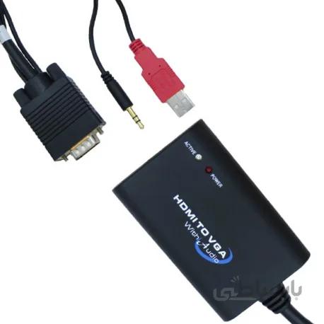 مبدل VGA به HDMI همراه با انتقال صدا فرانت مدل FN-VA2H