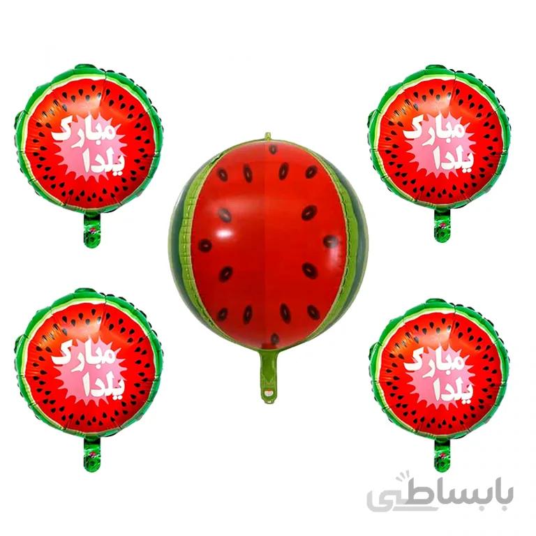 ست بادکنک 5 تکه یلدا مدل STY234