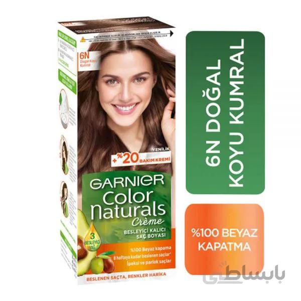 کیت رنگ مو گارنیه مدل Color Naturals شماره 6N