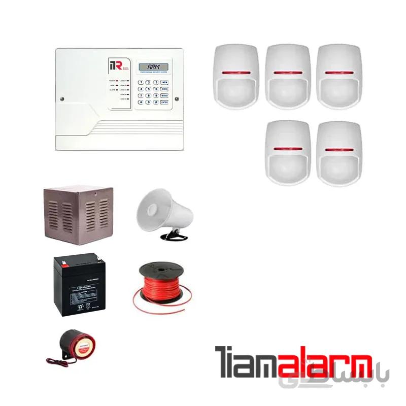 پکیج دزدگیر اماکن باسیم مدل آی تی آر سیم کارتی و تلفنیI50PY5