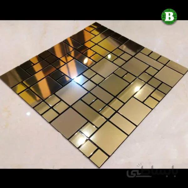 تایل بین کابینتی طلایی تمام براق 788