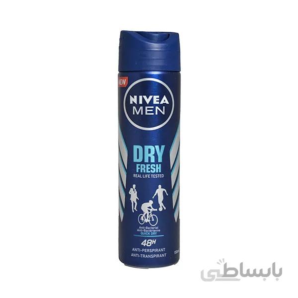 اسپری ضد تعریق نیوا مردانه مدل درای فرش NIVEA dry fresh حجم 150میل
