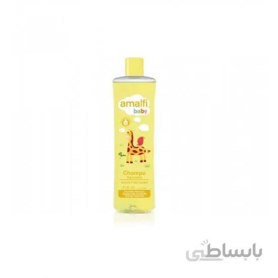 شامپو سر کودک بدون سوزش چشم آمالفی AMALFI حجم 415 میل