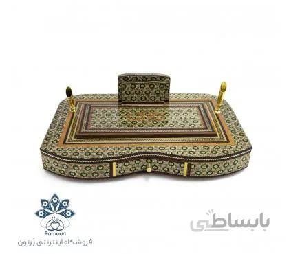 جا قلمی رومیزی خاتم کاری مدیریتی 30 در 20