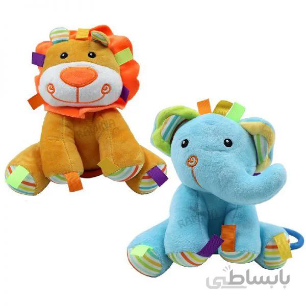 عروسک نخ کش موزیکال طرح حیوانات Jacky Baby