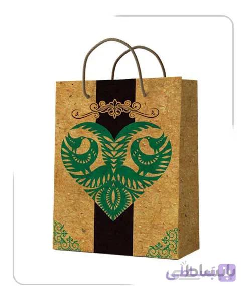 ساکدستی فانتزی با کاغذ کرافت کد10291