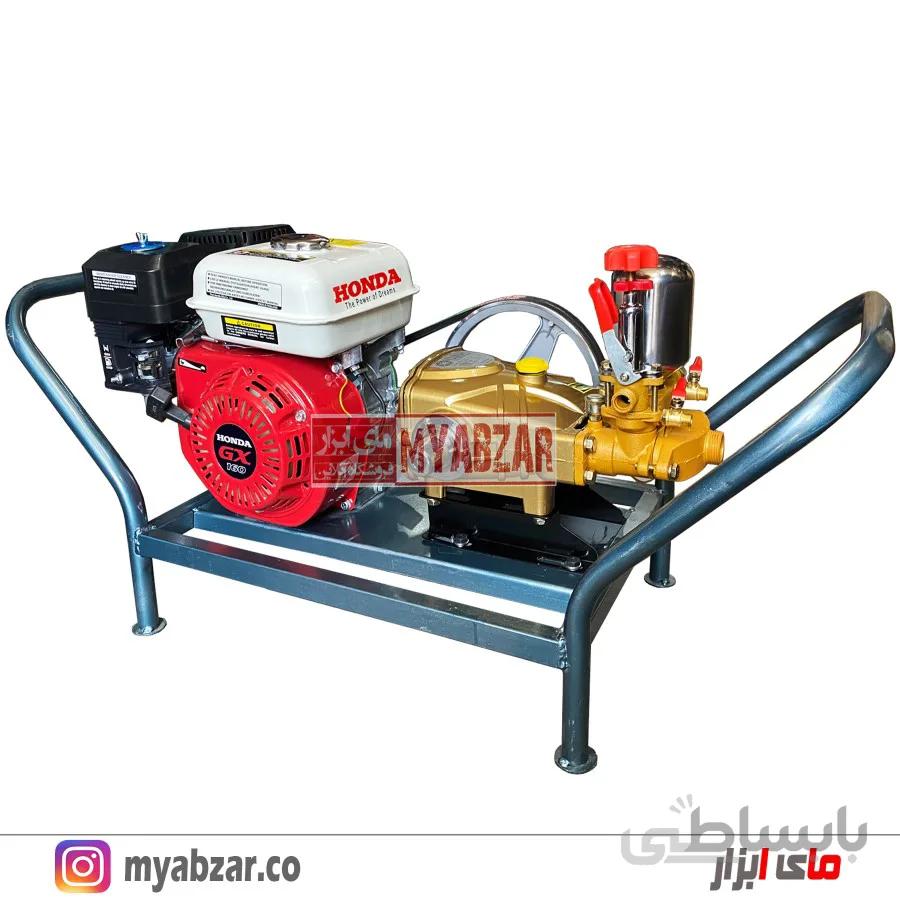 سمپاش موتوری هوندا تایلندی GX160 و پمپ یاماها