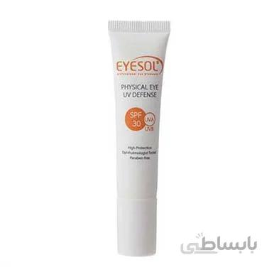 ضدآفتاب دورچشم spf30 آیسول /Eyesol Physical Eye UV Defense SPF30