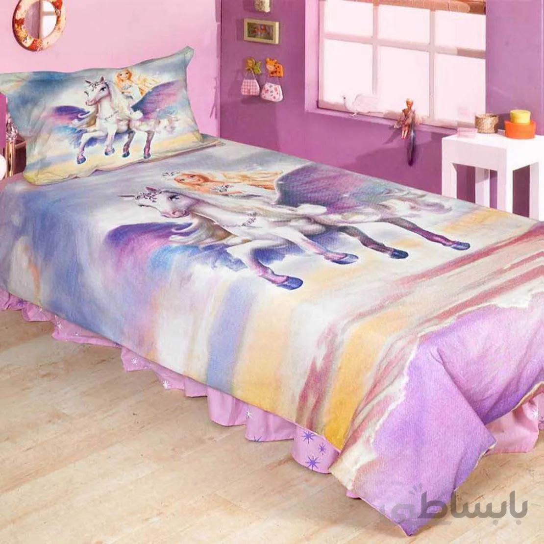 ست ملحفه 3 تکه باربی پگاسوس Barbie Pegasus رانفرس