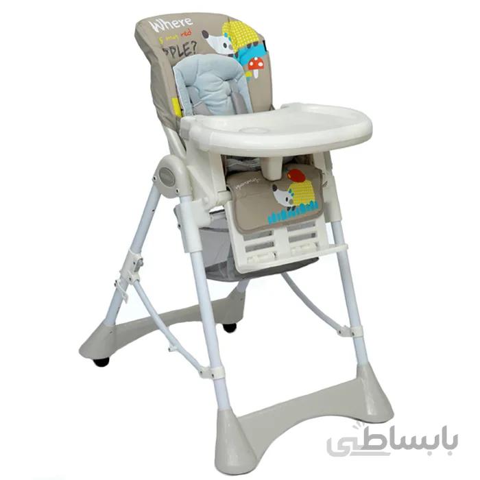 صندلی غذاخوری BEBEKO مدل Happy Time طرح خارپشت
