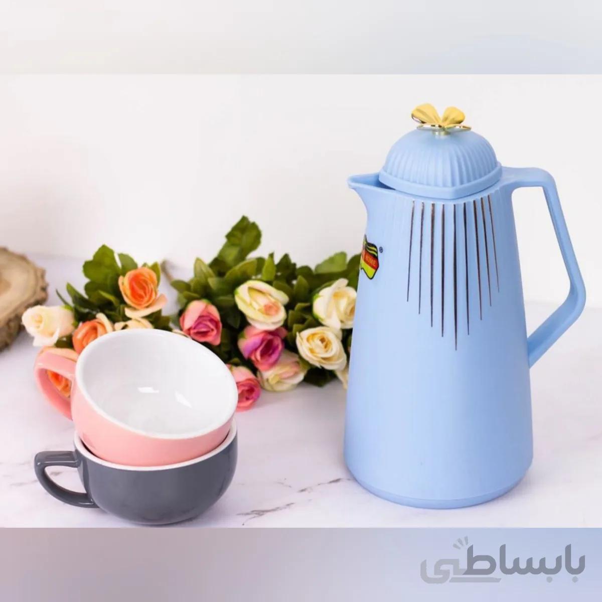 فلاسک 1 لیتر شیشه ای پروانه