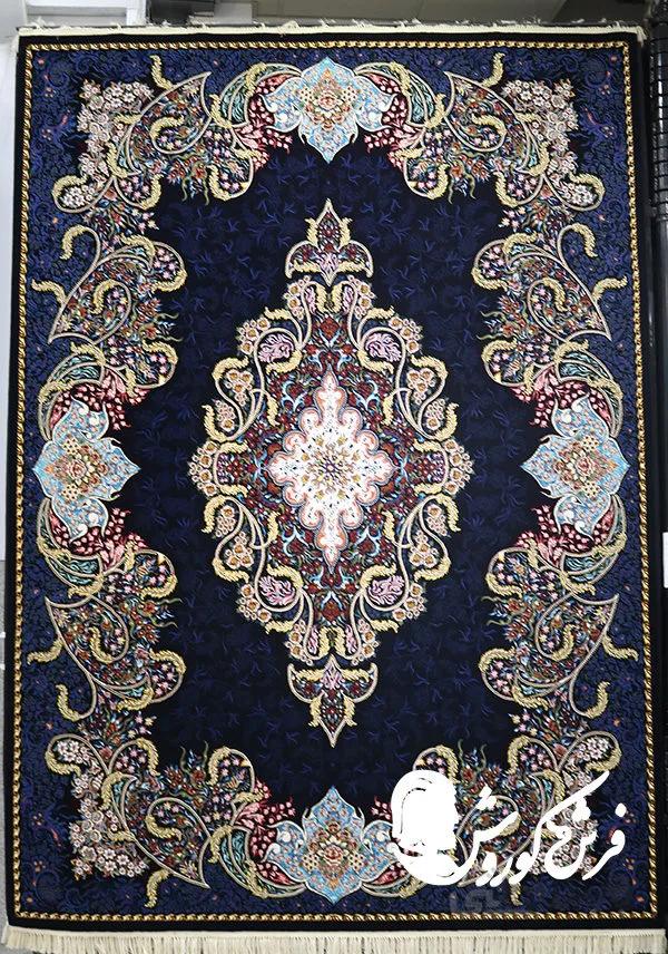 1000شانه کاشان طرح شهرزاد سرمه ای