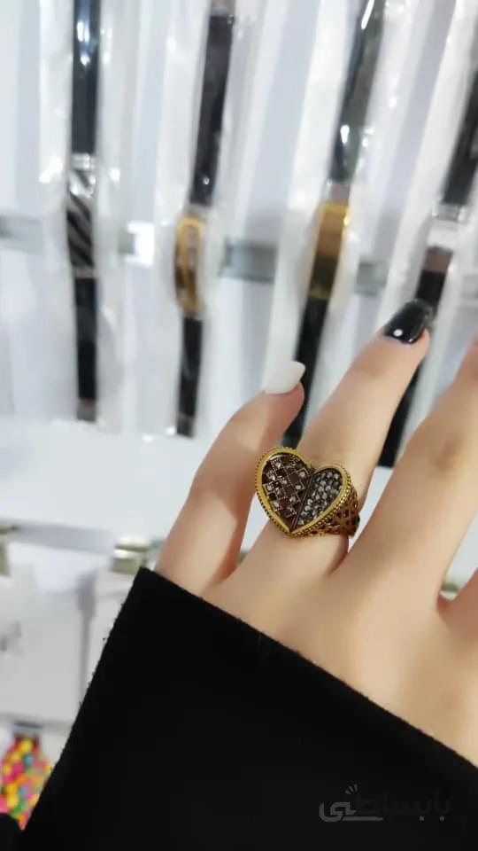 انگشتر سیاه قلم کد WA078