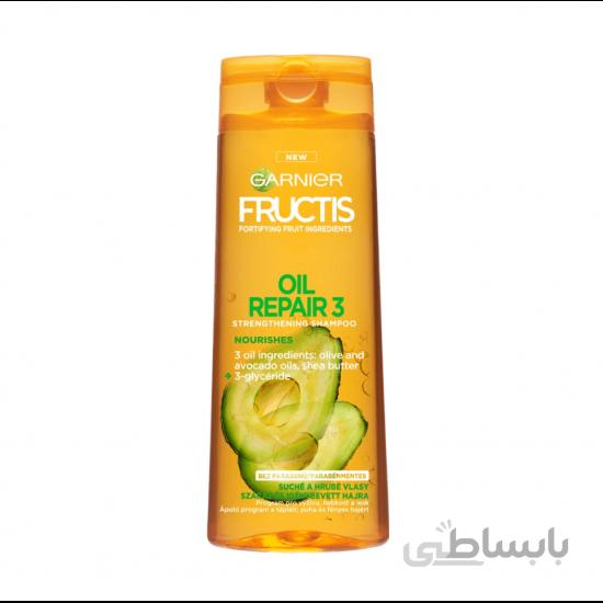 شامپو گارنیه تغذیه کننده روغن های مغذی مدل Oil Repair Butter حجم 400 میل
