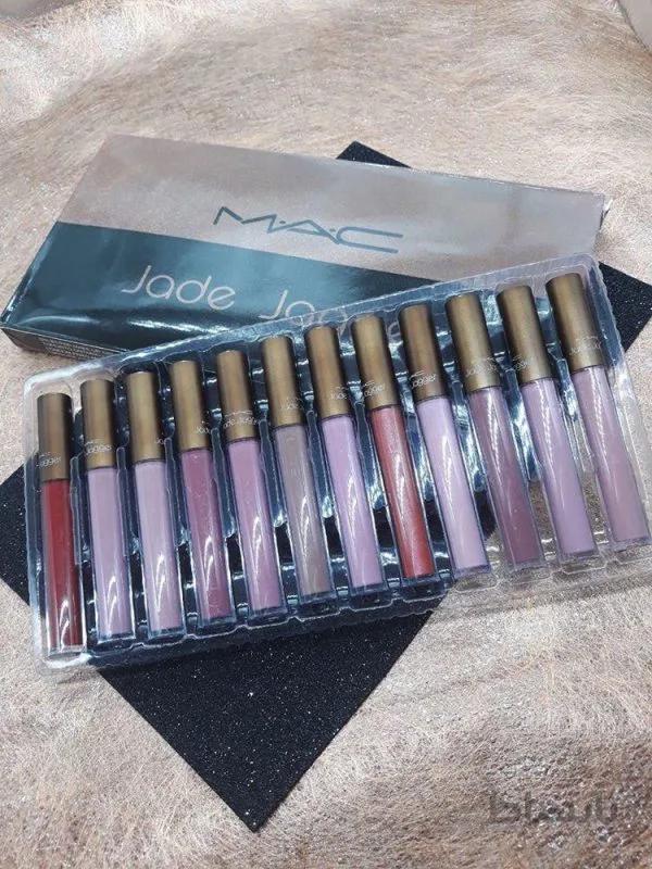 پک رژ لب مایع 12 تایی مک MAC