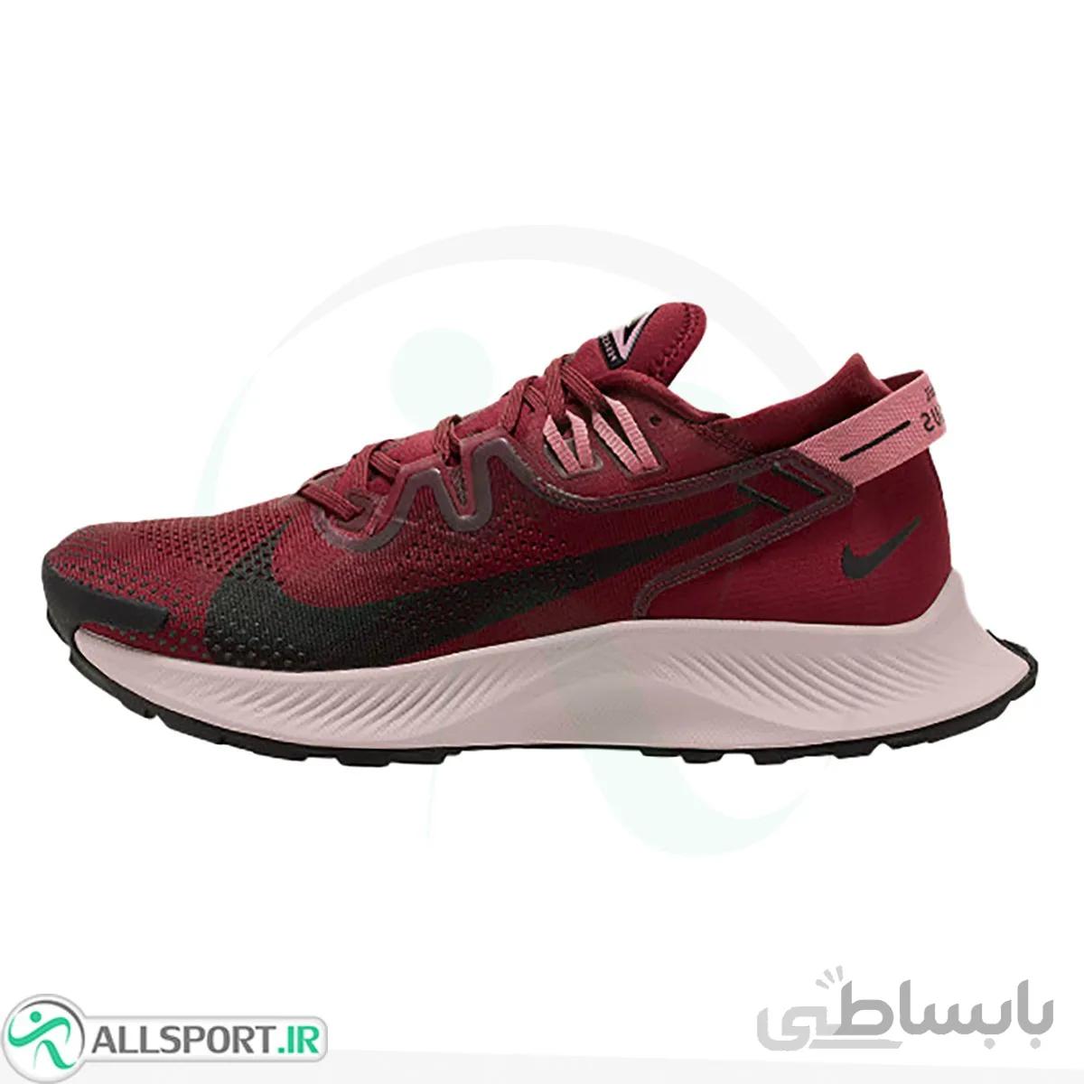 کتانی رانینگ زنانه نایک طرح اصلی Nike Pegasus Trail 2 Red
