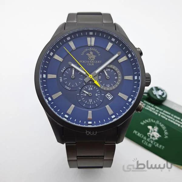 ساعت مردانه سه موتوره polo &amp; santa barbara