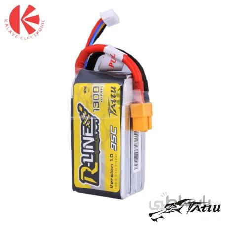 باتری لیتیوم پلیمری R-Line 1300mAh 14.8V 95C-4S