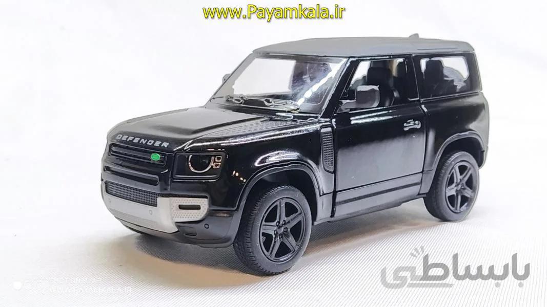 ماشین فلزی لندرور (LANDROVER DEFENDER KINSMART) مشکی