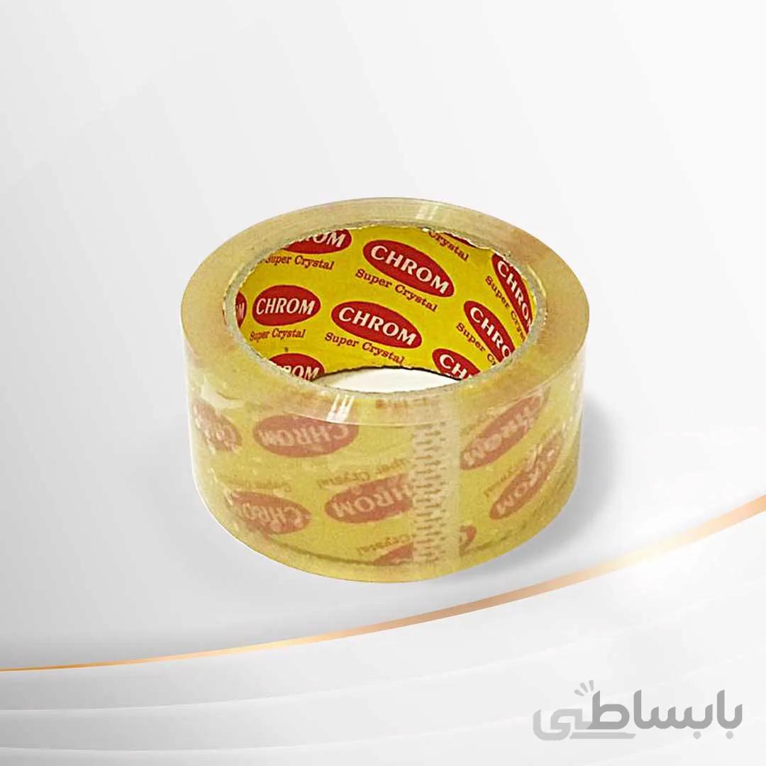 نوار چسب پهن کروم ۳۸ میکرون ۵ سانت ۹۰ یارد