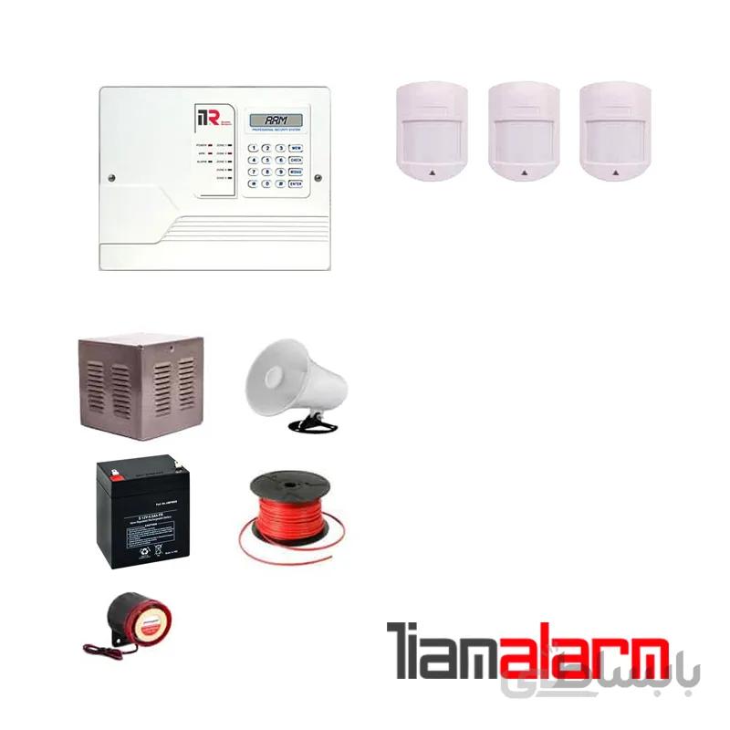 پکیج دزدگیر اماکن با سیم مدل آی تی آر سیم کارتی و تلفنیI50H63