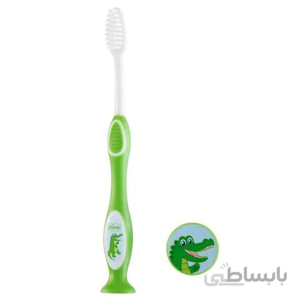 مسواک کودک 6-3 سال سبز چیکو Chicco