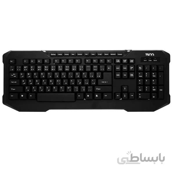 کیبورد سیمدار تسکو مدل TK 8026 با حروف فارسی