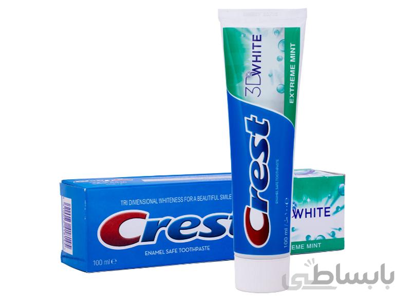 خمیر دندان سفید کننده کرست مدل 3D WHITE