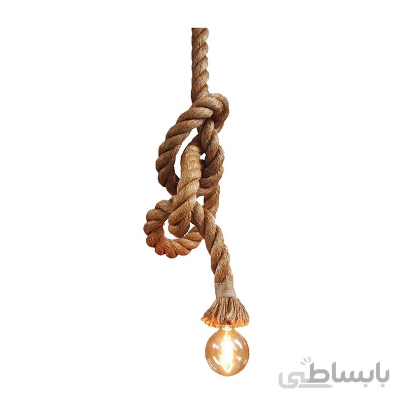 چراغ آویز کنفی تک شاخه