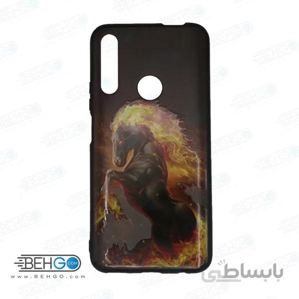 قاب Y9 prime 2019 کاور هواوی honor 9x قاب فانتزی گوشی هواوی وای 9 پریم 2019 با عکس اسب آتشی طرح 2 محافظ مناسب وای نه پریم 2019 گوشی موبایل هواوی New Horse Phone Case For Huawei Y9 prime 2019/honor 9x