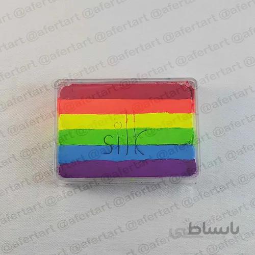 رنگ گریم رنگین کمانی سیلک (30ml)