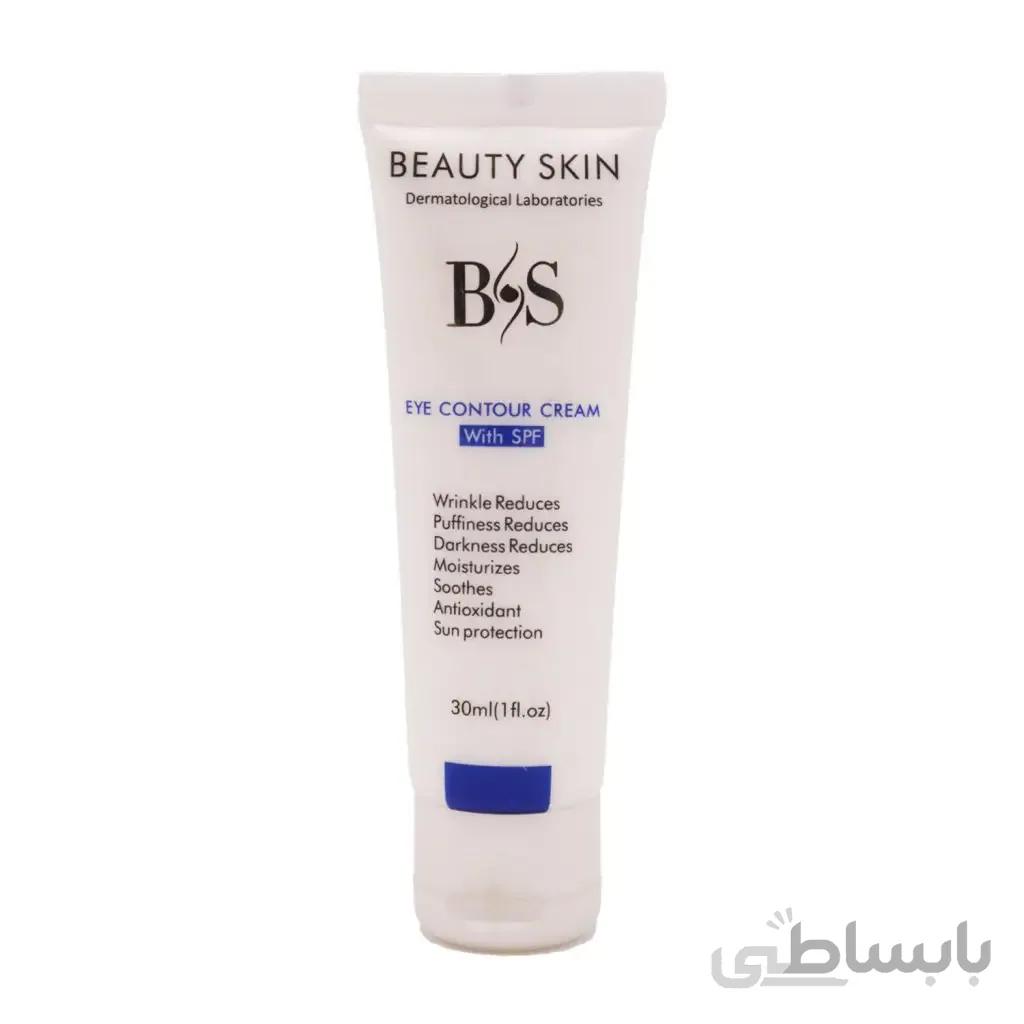 کرم دور چشم بی اس بیوتی اسکین مدل contour حجم 30 میلی لیتر ا bs eye contour cream 30ML
