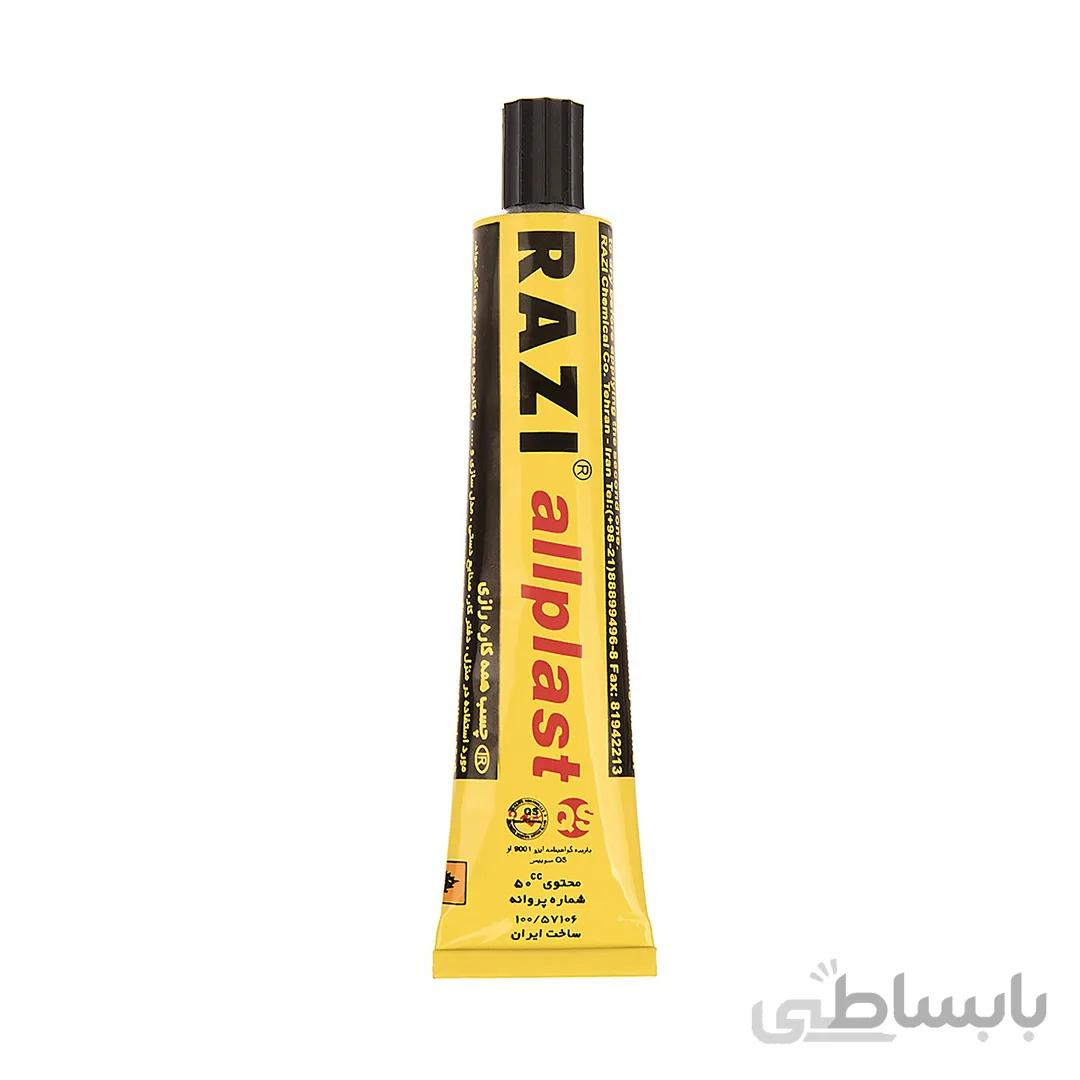 چسب همه کاره رازی مدل Allplast حجم 50 میلی لیتر