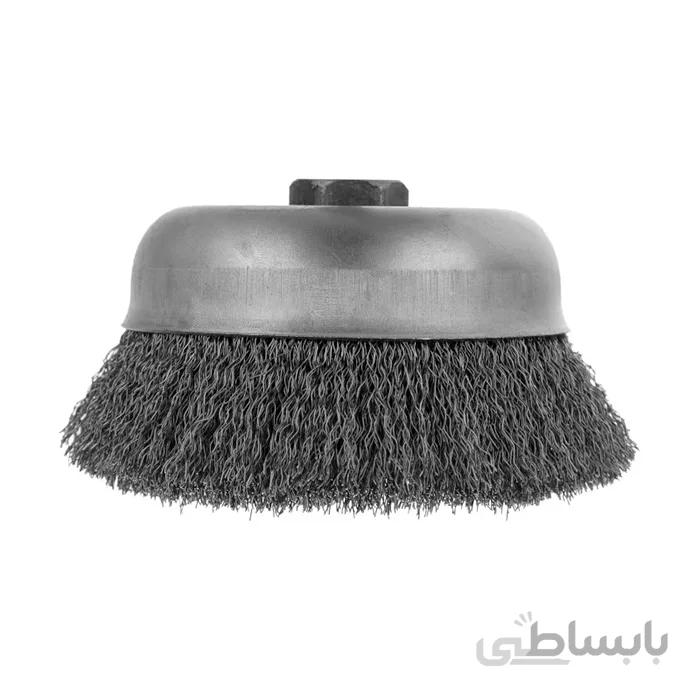 فرچه سیمی کاسه ای افشان 10سانتی متر