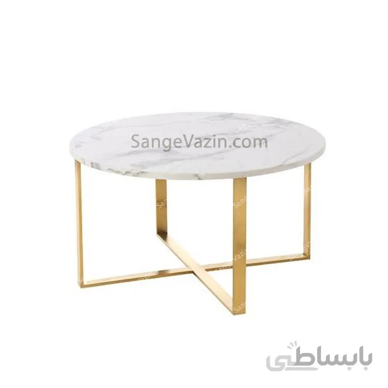 میز سنگی جلو مبلی آویر